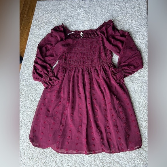 JODIFL Dresses & Skirts - Women’s Large Jodifl Elegant Burgundy Dress NWT
